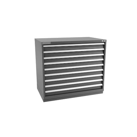 Champion Tool Storage Modular Tool Cabinet, 9 Drawer, Dark Gray, Steel, 47 in W x 28-1/2 in D x 41-3/4 in H E18000901ILCFTB-DG